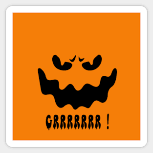 Grrrr....Spooky Halloween! Sticker